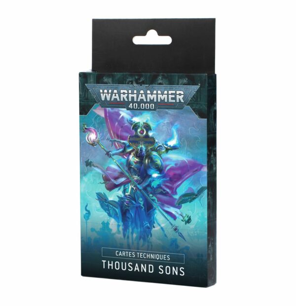 Découvrez les Cartes Techniques Thousand Sons qui accompagne toutes les sorties pour les fils de Magnus : les redoutables Thousans Sons