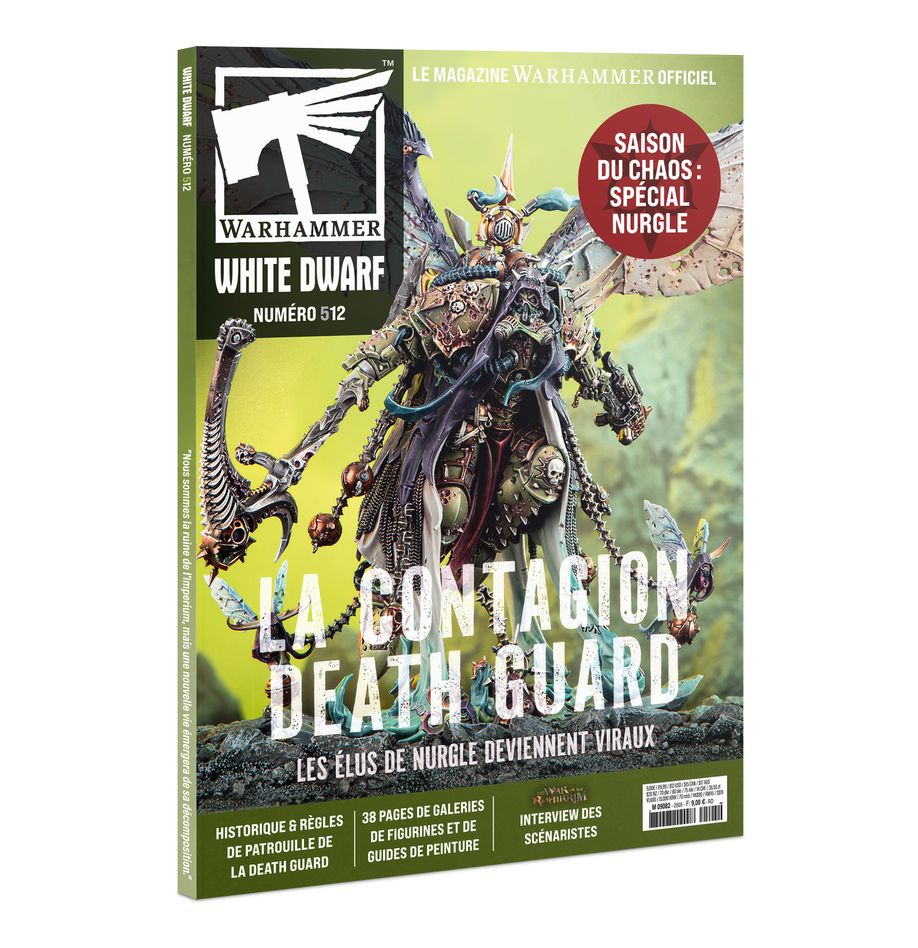 White Dwarf 512 est le magazine Warhammer premium de Games Workshop, débordant chaque mois de contenus extraordinaires pour pimentez vos parties.