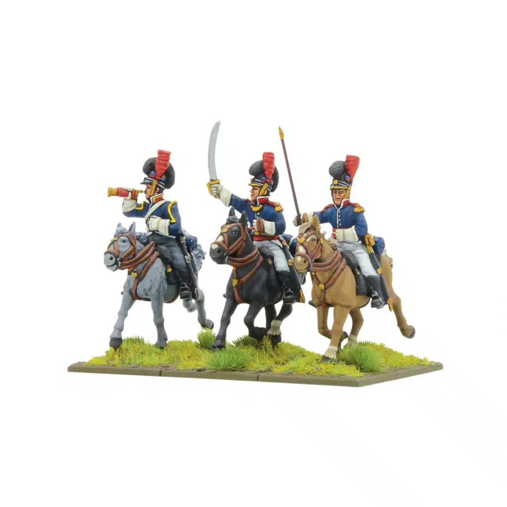 Napoleonic Portuguese Cavalry Command group est une unité pour les armées portugaises dans le jeu Black Powder et Legion d'honneur