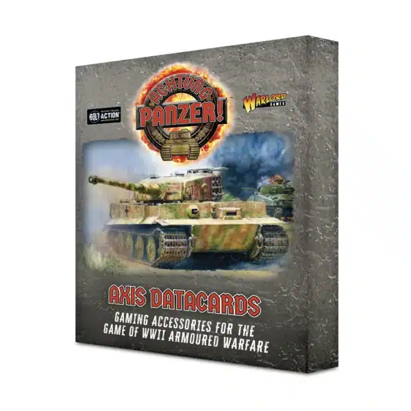 Achtung Panzer! Axis Card Pack vous permet de revivre les batailles entre les pilotes de chars emblématiques de la deuxieme guerre mondiale