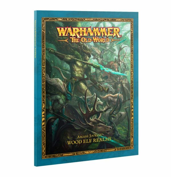 Wood Elf Arcane Journal accompagne les superbes sorties des Wood Elf pour le jeu Warhammer The Old World , cette armée rapide et mortelle