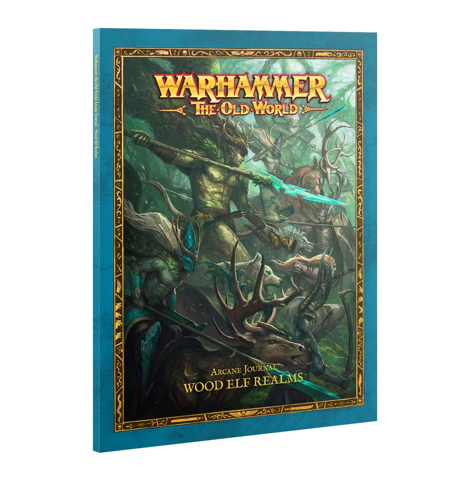 Wood Elf Arcane Journal accompagne les superbes sorties des Wood Elf pour le jeu Warhammer The Old World , cette armée rapide et mortelle