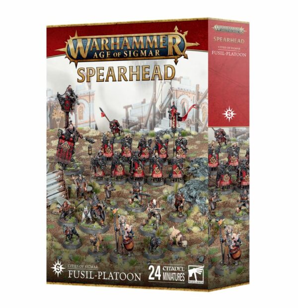 Découvrez les nouveautés Games Workshop avec la Cities of Sigmar : Peleton Fusilier , de superbes figurines à venir pour votre armée favorite
