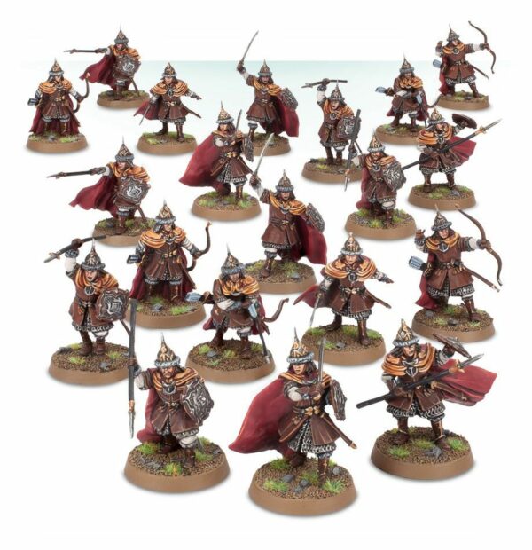 Les Warriors of Dale font partie de la collection emblématique de Warhammer, inspirée de l'univers du Seigneur des Anneaux.