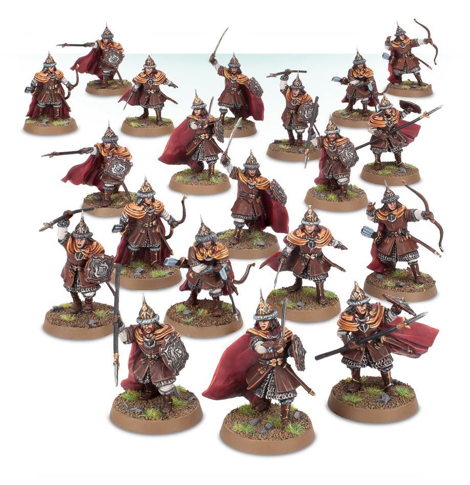 Les Warriors of Dale font partie de la collection emblématique de Warhammer, inspirée de l'univers du Seigneur des Anneaux.
