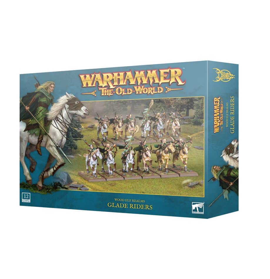 Wood Elf Glade Riders accompagne les superbes sorties des Wood Elf pour le jeu Warhammer The Old World , cette armée rapide et mortelle