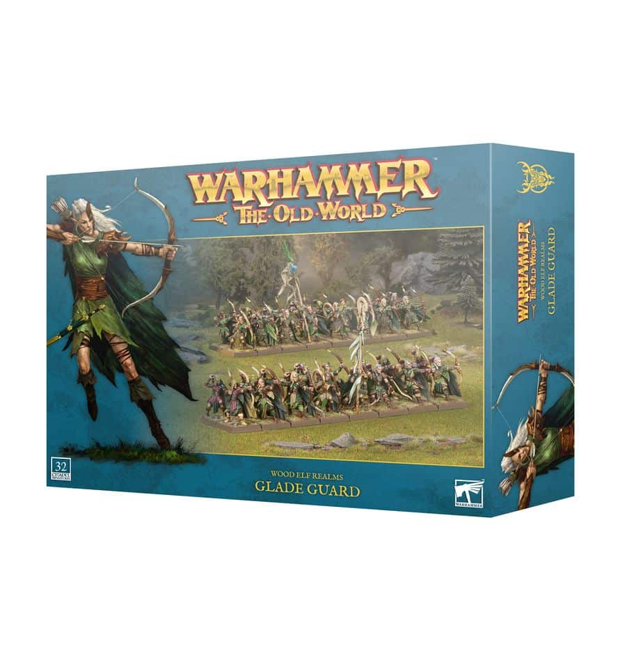 Wood Elf Glade Guards accompagne les superbes sorties des Wood Elf pour le jeu Warhammer The Old World , cette armée rapide et mortelle