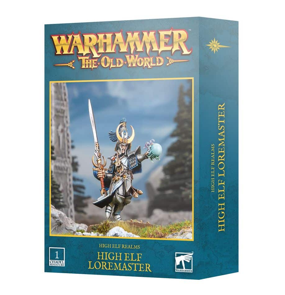 Découvrez les Old World High Elf Realms : Loremaster , un leader ou porte étendard obligatoire dans toute armée de Haut Elfes