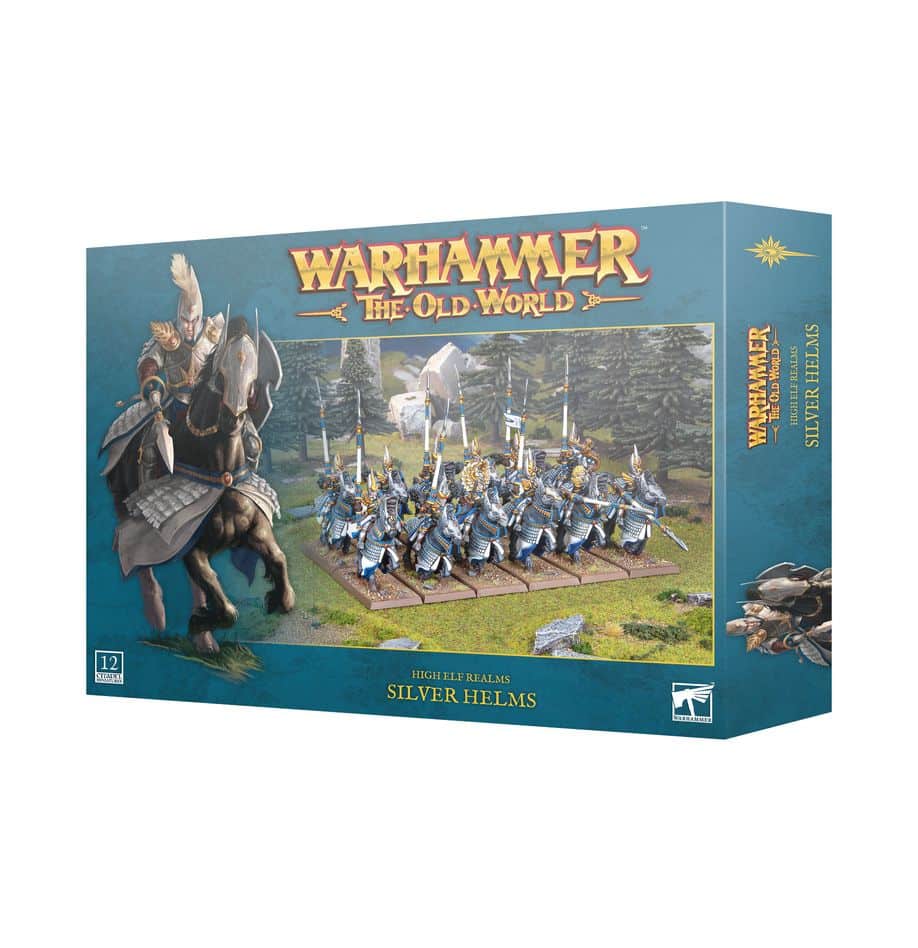 Découvrez les Old World High Elf Realms : Silver Helms, un leader ou porte étendard obligatoire dans toute armée de Haut Elfes