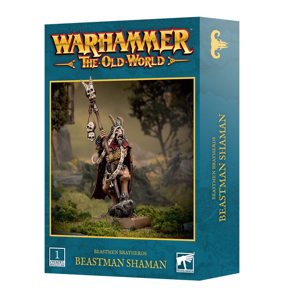 Découvrez les Old World Beastmen Shaman, une des sorties qui accompagnent la faction des Beastmen pour Warhammer The Old World