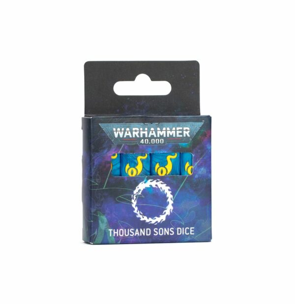 Découvrez les Thousand Sons Dices qui accompagne toutes les sorties pour les fils de Magnus : les redoutables Thousans Sons