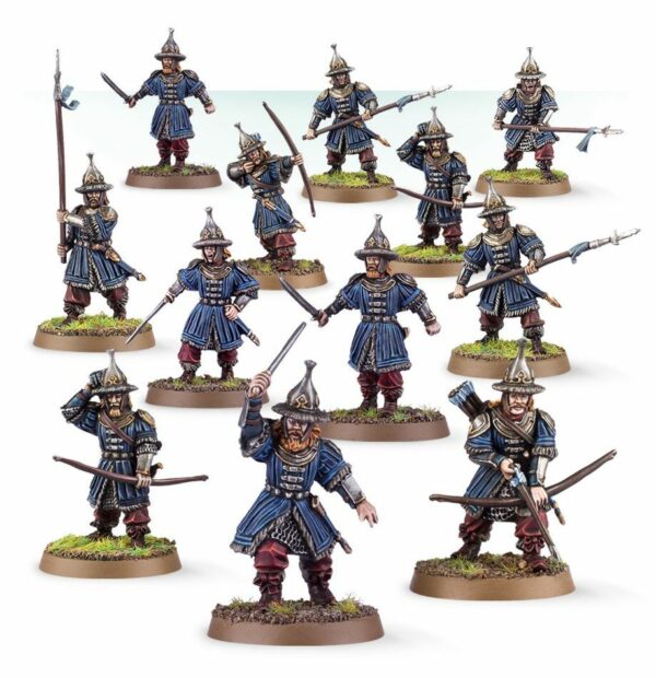 Les Laketown Guard Warband font partie de la collection emblématique de Warhammer, inspirée de l'univers du Seigneur des Anneaux.