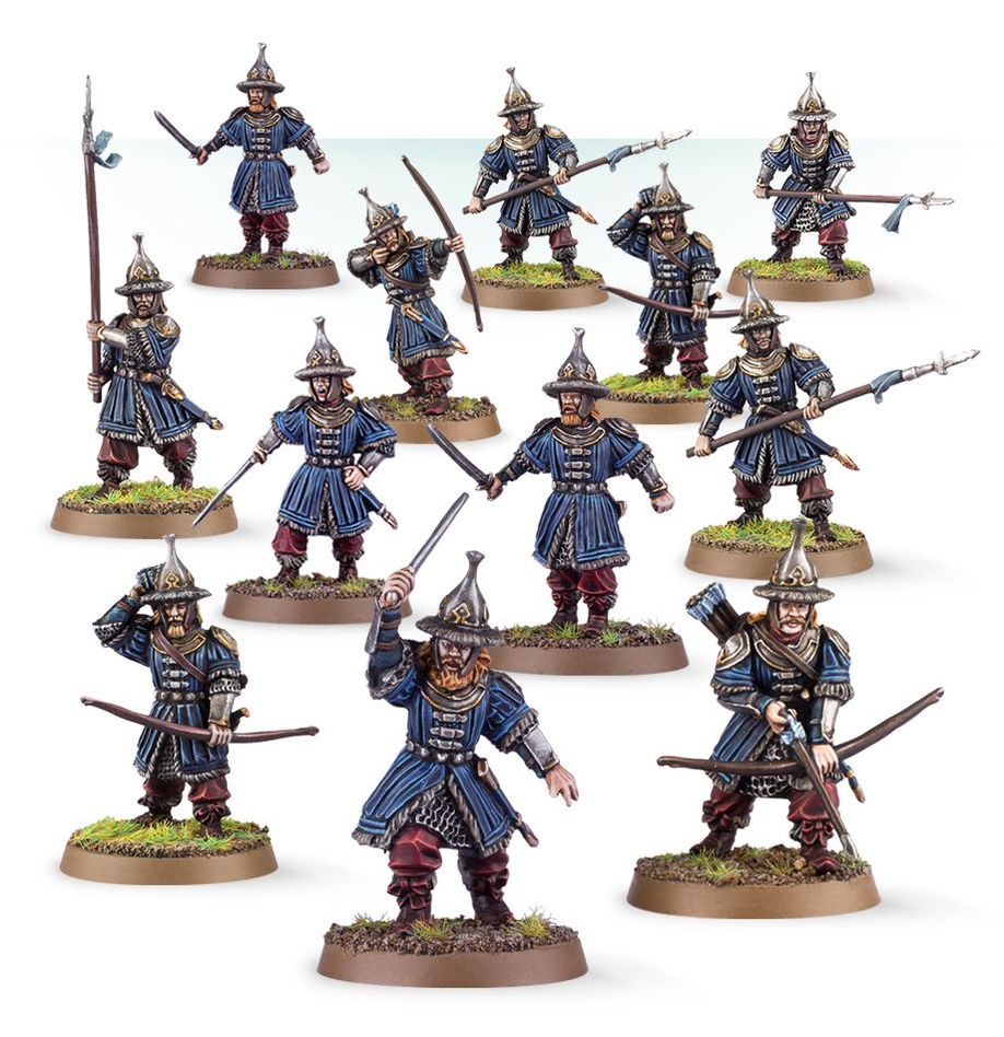 Les Laketown Guard Warband font partie de la collection emblématique de Warhammer, inspirée de l'univers du Seigneur des Anneaux.