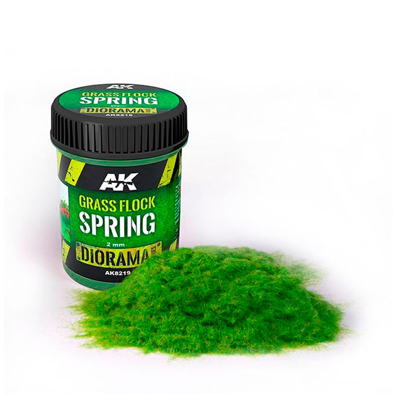 Découvrez Grass Flock 2mm Spring, l'herbe artificielle ou statique est l'un des produits les plus couramment utilisés dans tous les genres de modélisation.