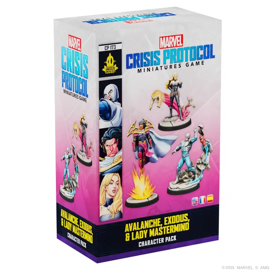 Avalanche, Exodus & Lady Mastermind , un nouveau pack d'affiliation pour votre jeu favori Marvel crisis Protocol le jeu de figurines,