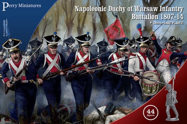 DOW 1 Duchy of Warsaw est l'une des superbes boites d'infanterie des frères Perry pour revivre les grandes campagnes napoléonnienes