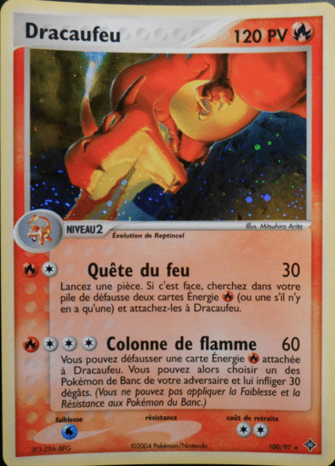 Dracaufeu Holo secret 100/97 Dragon est un moyen simple et original de collectionner votre série préféré. Les cartes sont protégées.
