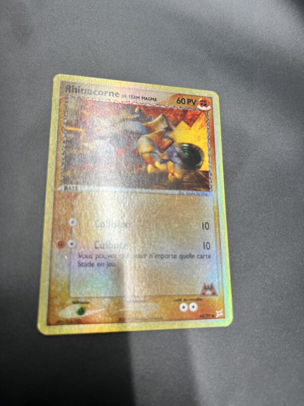 Rhinocorne reverse 68/95 Team magma vs Team Aqua – Image 2