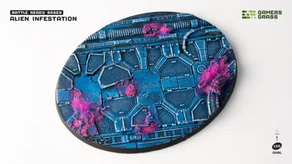 Gamers grass Socles Ovales 120mm Alien Infestation – Image 2