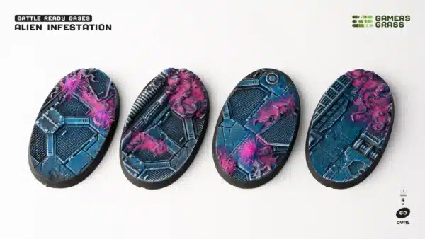 Gamers grass Socles Ovales 60mm Alien Infestation – Image 4