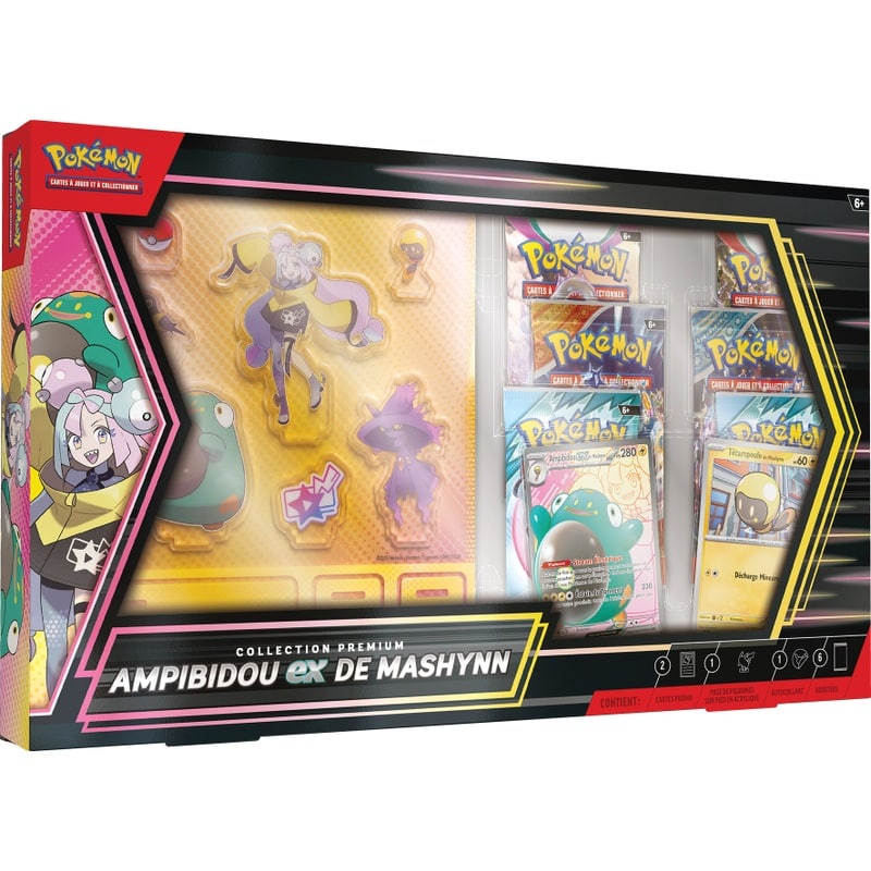 Découvrez le nouveau coffret Coffret Premium Ampibidou Ex de Mashynn avec encore une fois des cartes superbes et de nouveaux mécanismes de jeux