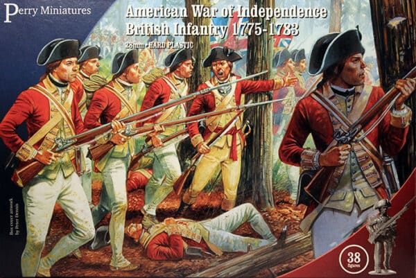 AW 200 American War of Independence British Infantry est la nouvelle boite des frères perry pour vos armées de la guerre de secession americaine