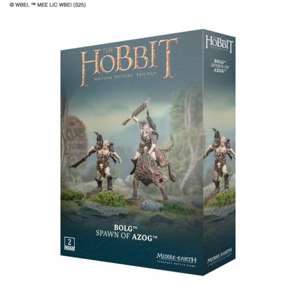 Bolg Spawn of Azog font partie de la collection emblématique de Warhammer, inspirée de l'univers du Seigneur des Anneaux.