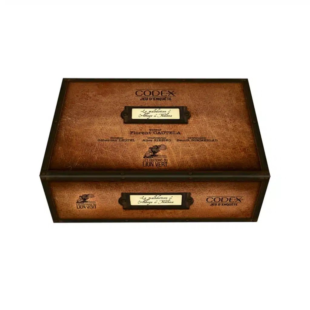 Codex : La malédiction de L'Abbaye de Thélème est un jeu d’enquête et d’escape game comme vous n’en avez jamais rencontré avant !