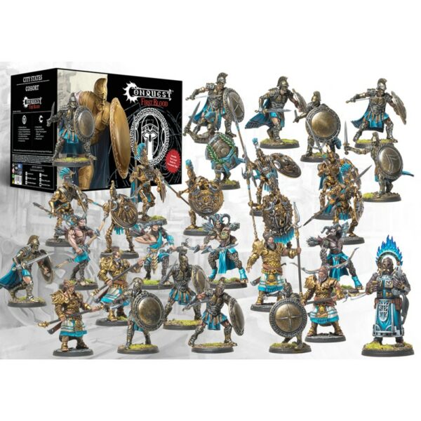 Cohort - City States est la nouvelle boite de Para-bellum pour jouer à la version escarmouche de leur jeu : Le mode First Blood