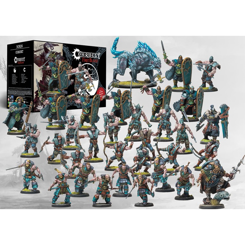 First Blood Cohort - Nords est la nouvelle boite de Para-bellum pour jouer à la version escarmouche de leur jeu : Le mode Fist Blood
