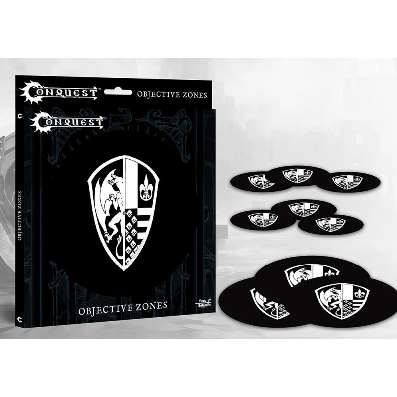 Objective Zones - Hundred Kingdoms est la nouvelle boite de Para-bellum d'accessoires qui facilitera vos parties de ce superbe jeu de figurines