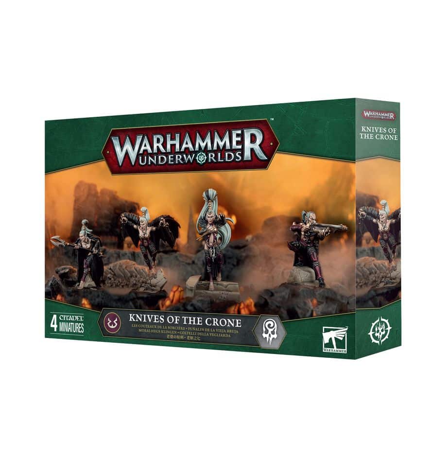 Decouvrez les nouvelles sorties de Games Workshop de cette semaine avec la nouvelle pile de rivals Underworld Les couteaux de la socière