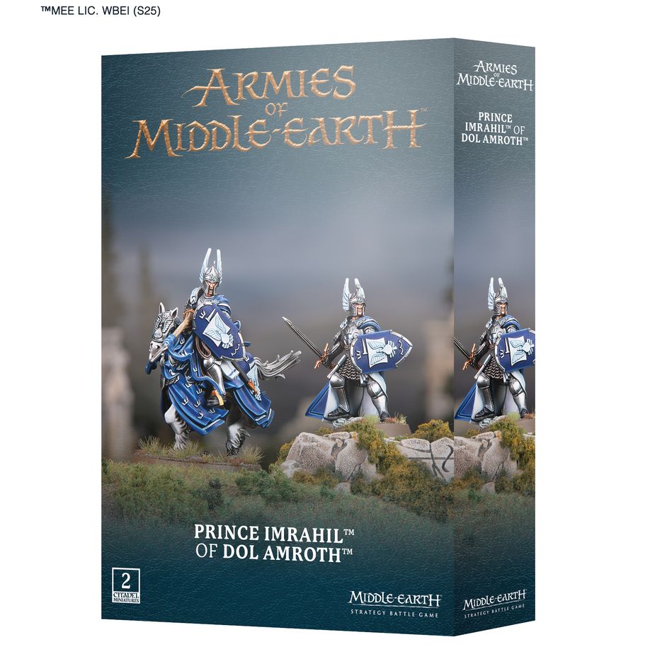 Prince Imrahil of Dol Amroth font partie de la collection emblématique de Warhammer, inspirée de l'univers du Seigneur des Anneaux.
