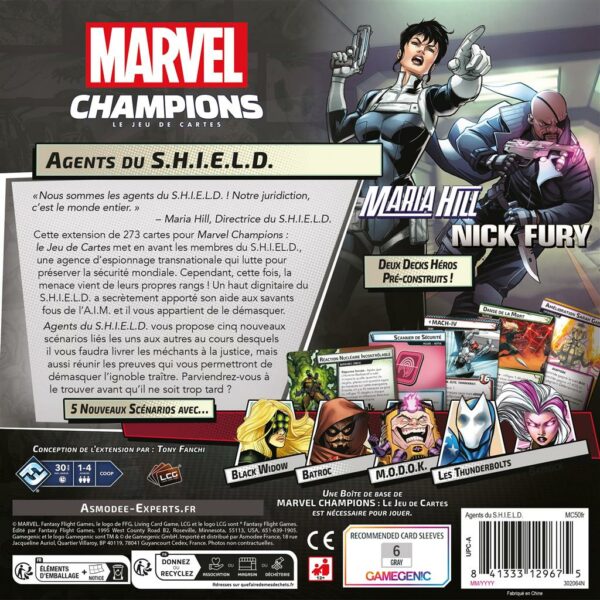 Marvel Champions le jeu de cartes: Agents du S.H.I.E.L.D. VF – Image 2