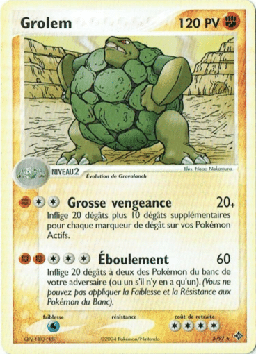 Grolem Reverse 05/97 Dragon est un moyen simple et original de collectionner votre série préféré. Les cartes sont protégées.