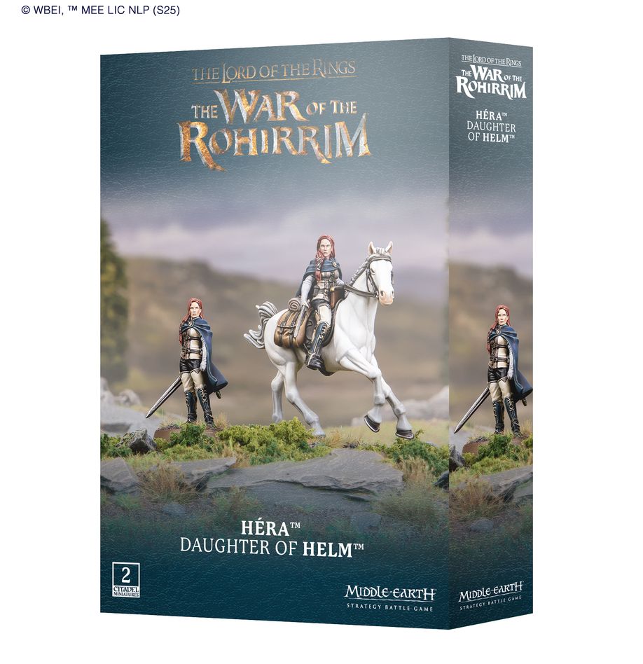 Héra Daughter of Helm font partie de la collection emblématique de Warhammer, inspirée de l'univers du Seigneur des Anneaux.