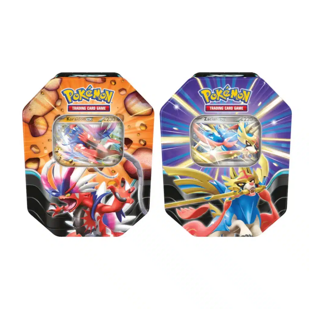 Découvrez la nouvelle pokebox Pokemon Lot 2 pokebox Zacian et Koraidon  avec encore une fois des cartes superbes et de nouveaux mécanismes de jeux
