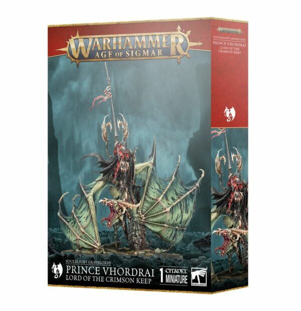 Découvrez les nouveautés Games Workshop avec Soulblight Gravelords : Prince Vhordrai , de superbes figurines à venir pour votre armée favorite