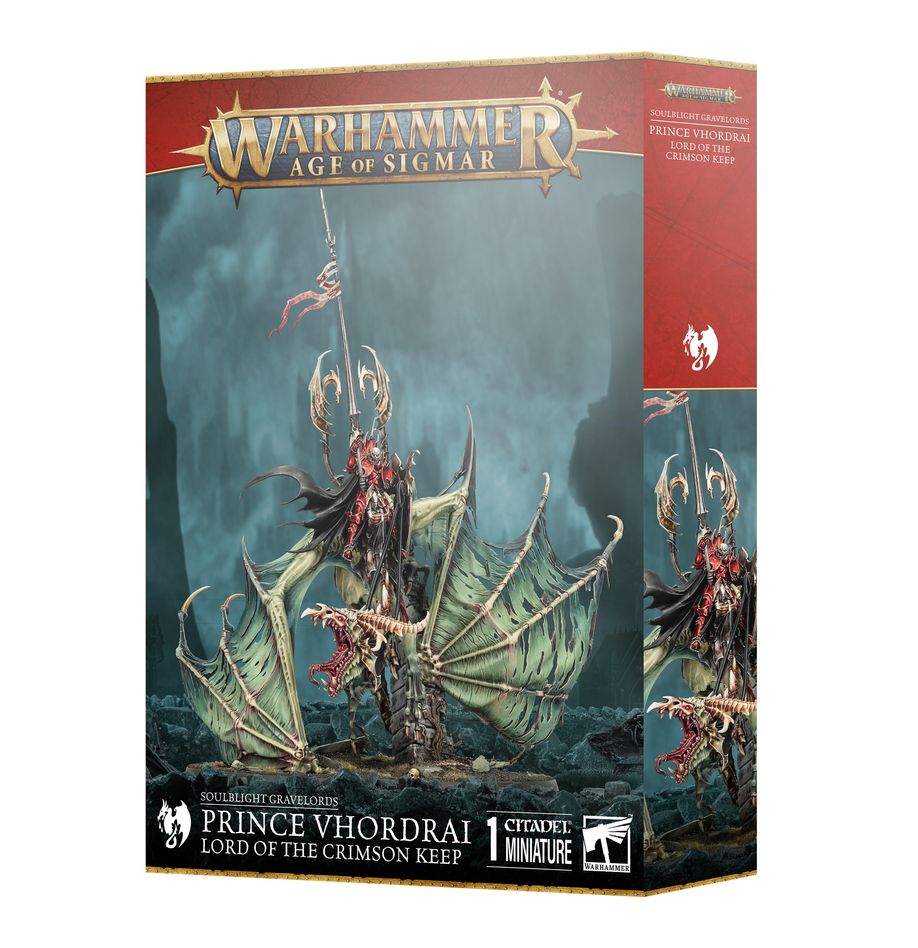 Découvrez les nouveautés Games Workshop avec Soulblight Gravelords : Prince Vhordrai , de superbes figurines à venir pour votre armée favorite