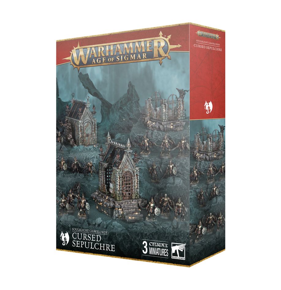 Découvrez les nouveautés Games Workshop avec Soulblight Gravelords : Sépulcre Maudit , de superbes figurines à venir pour votre armée favorite