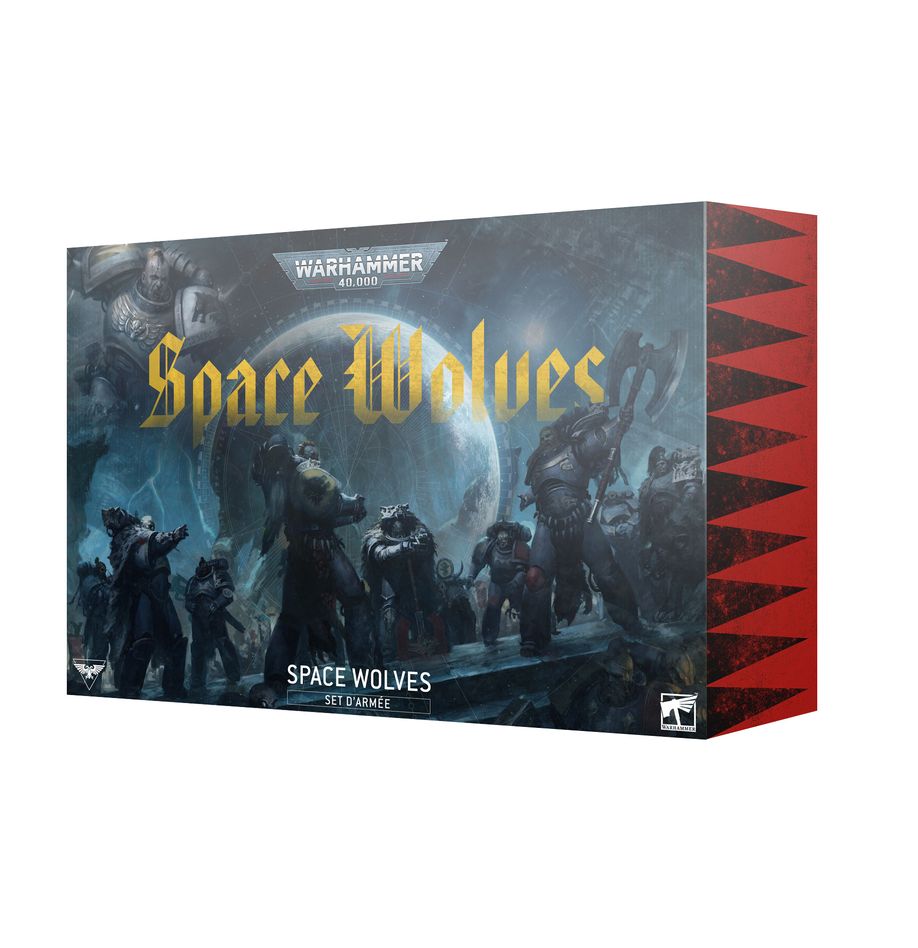 Découvrez le Spaces Wolves Set D'armée une boite d'armée avec codex collector tellement attendue , en edition trés limitée