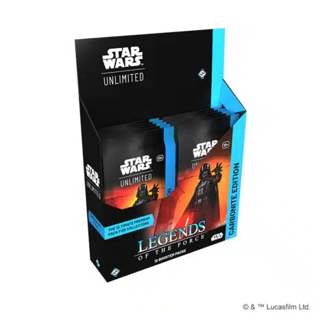 Legends of the Force est la 5 eme edition du formidable jeu de cartes Star Wars Unlimited , découvrez la Display Carbonite Legends of the Force