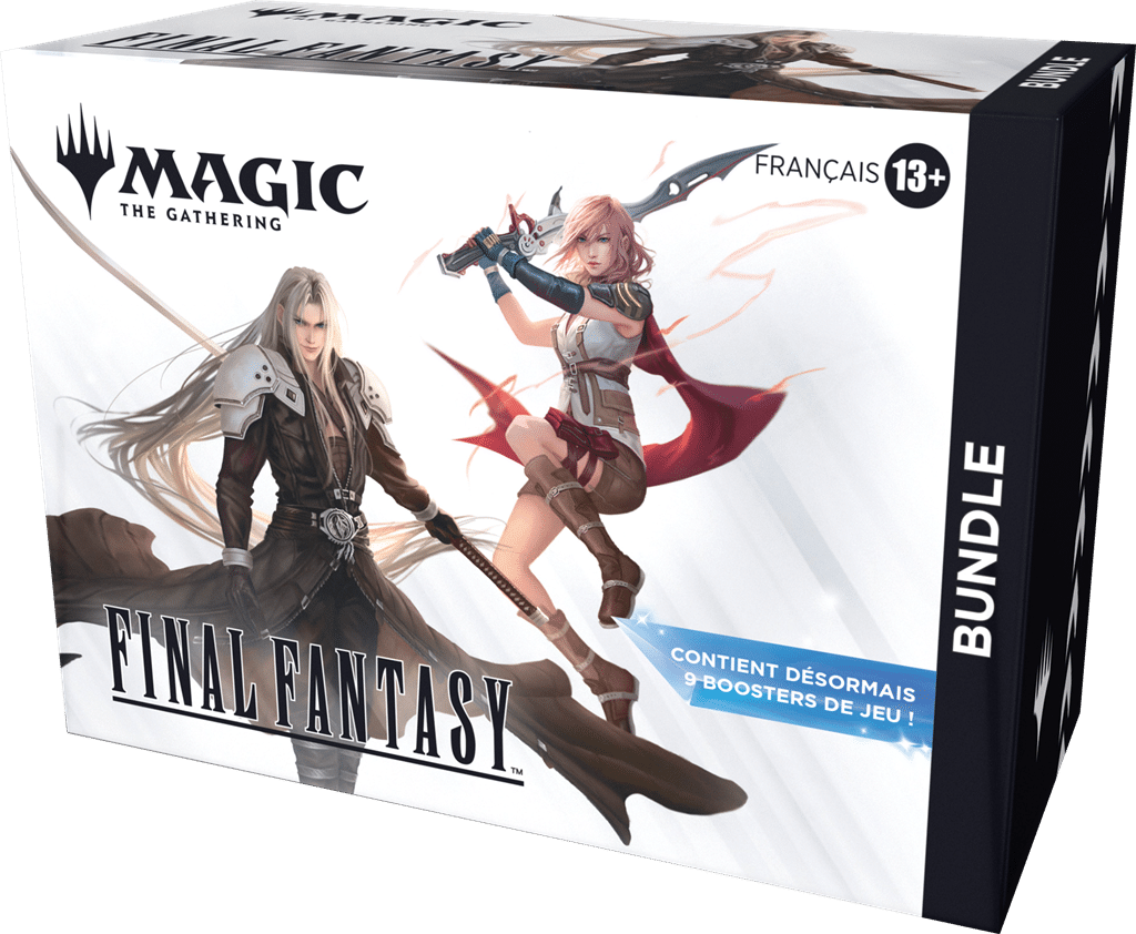 Découvrez Magic Final Fantasy : Bundle qui accompagne la sortie de cette collaboration entre l'univers du jeu vidéo et cet incontournable jeu de cartes