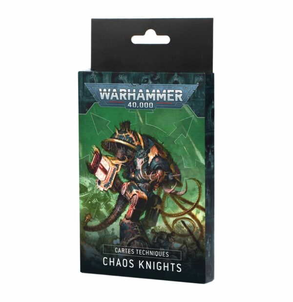 Découvrez les Cartes Techniques Chaos Knight V10 qui accompagne toutes les sorties pour les Chaos Knight et complète son codex