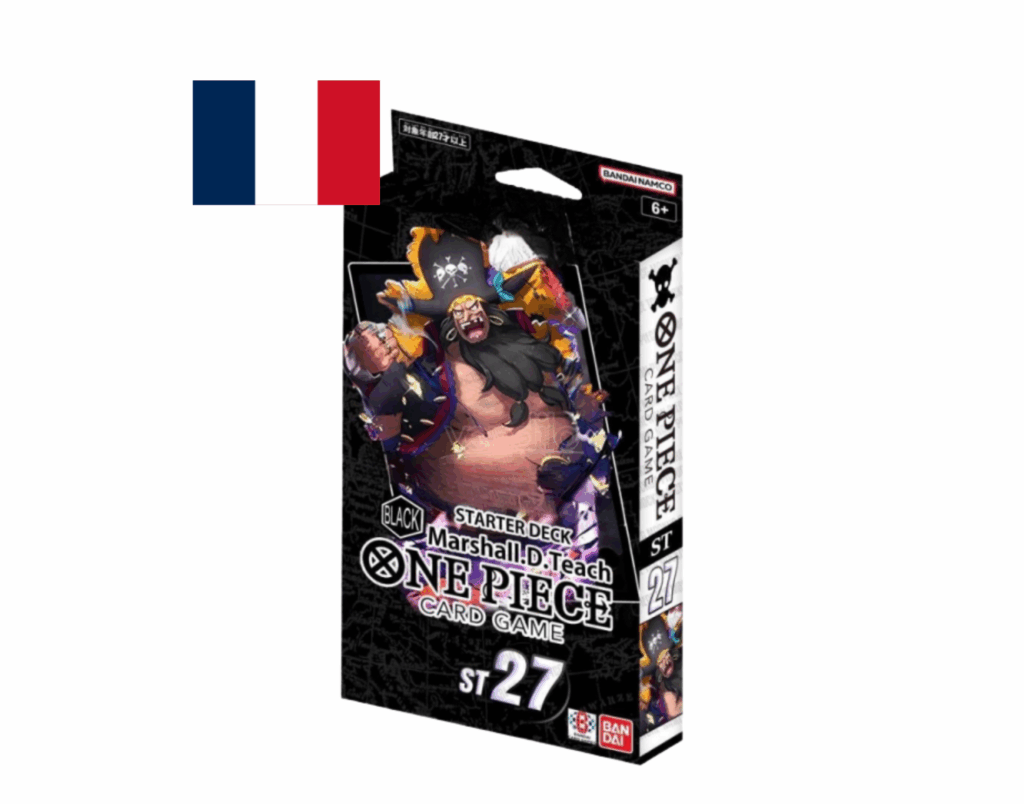 Découvrez le nouveau produit One Piece TCG : Starter deck ST27 Marshall D. Teach FR un produit incontournable pour votre jeu de cartes favori