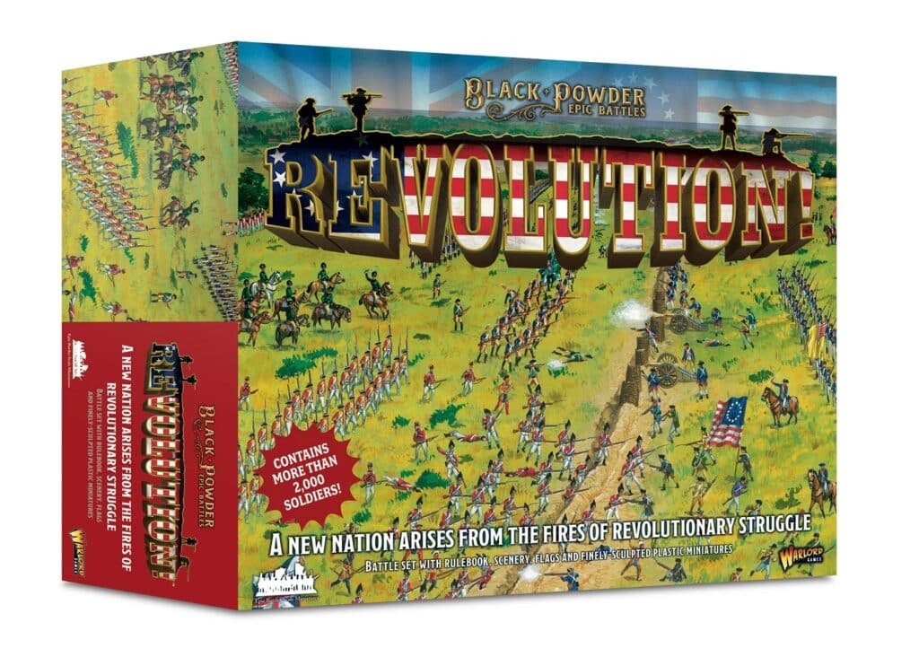 Epic Battles: Revolution est le nouveau jeu de warlord games sur la revolution americaine,toujours en echelle epic en 13mm