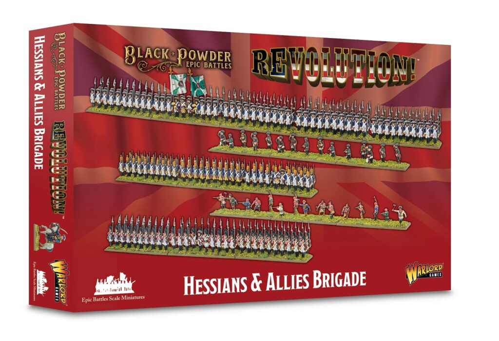 Hessians and Allies Army Brigade est la nouvelle extension pour le jeu epic battle Revolution sur la guerre d'inedpendance américaine