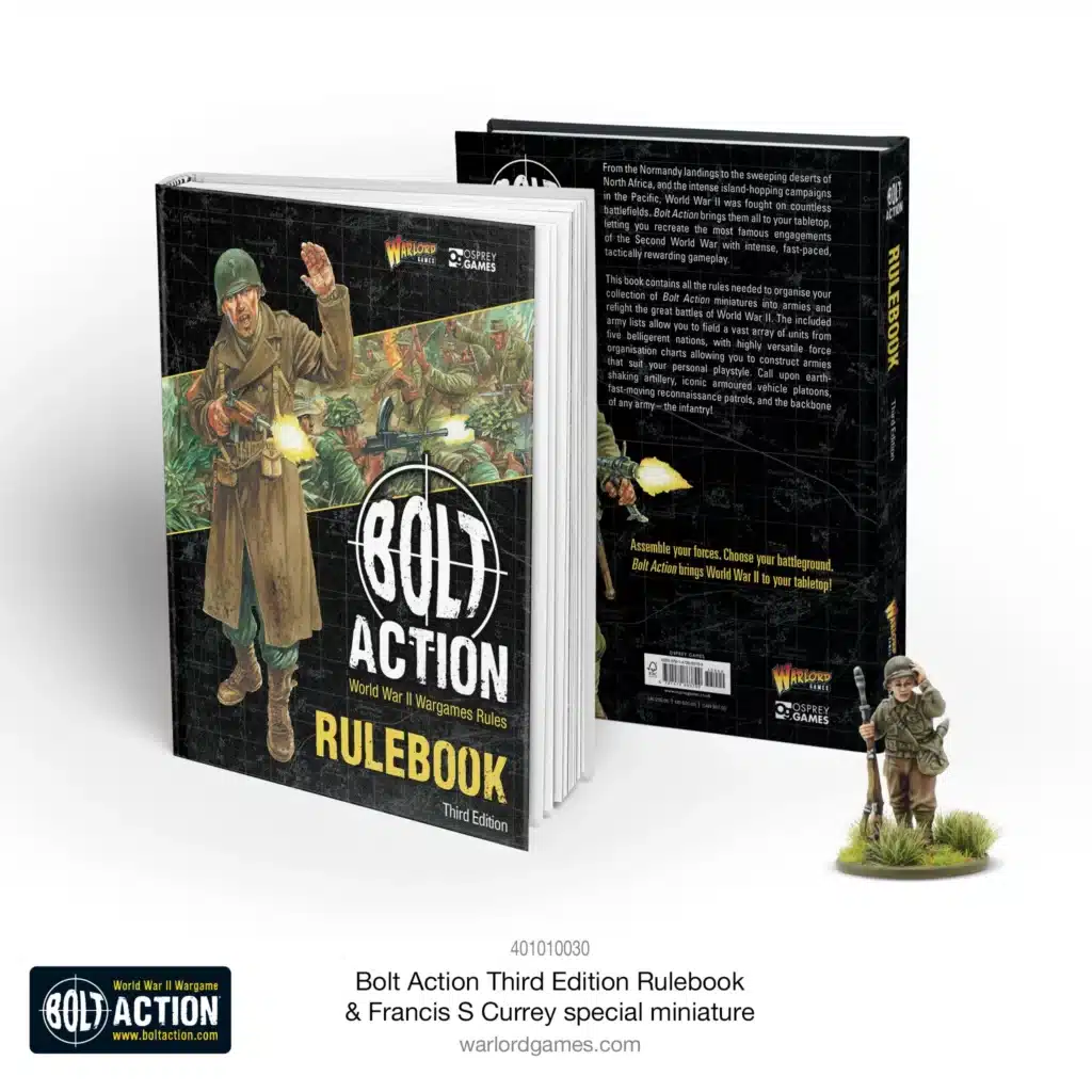 Bolt Action Livre de règles VF vous permet de revivre les batailles emblématiques de la deuxieme guerre mondiale sur le front de l'ouest
