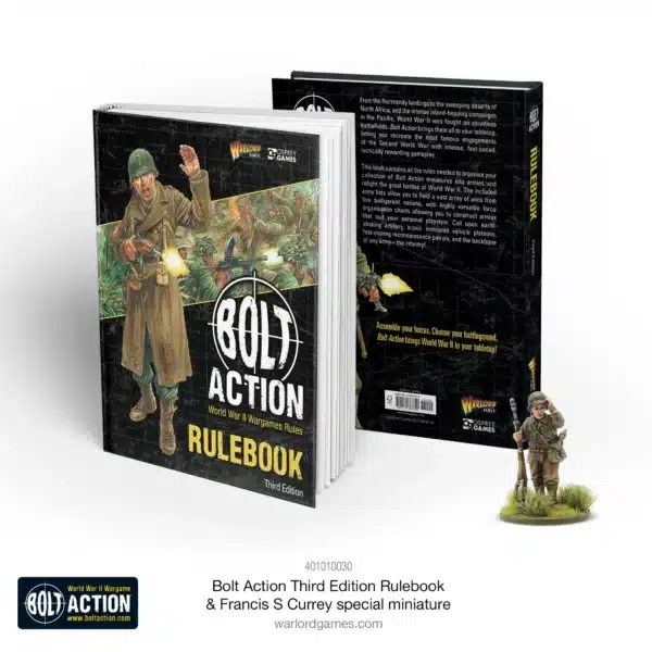 Bolt Action Livre de règles VF vous permet de revivre les batailles emblématiques de la deuxieme guerre mondiale sur le front de l'ouest