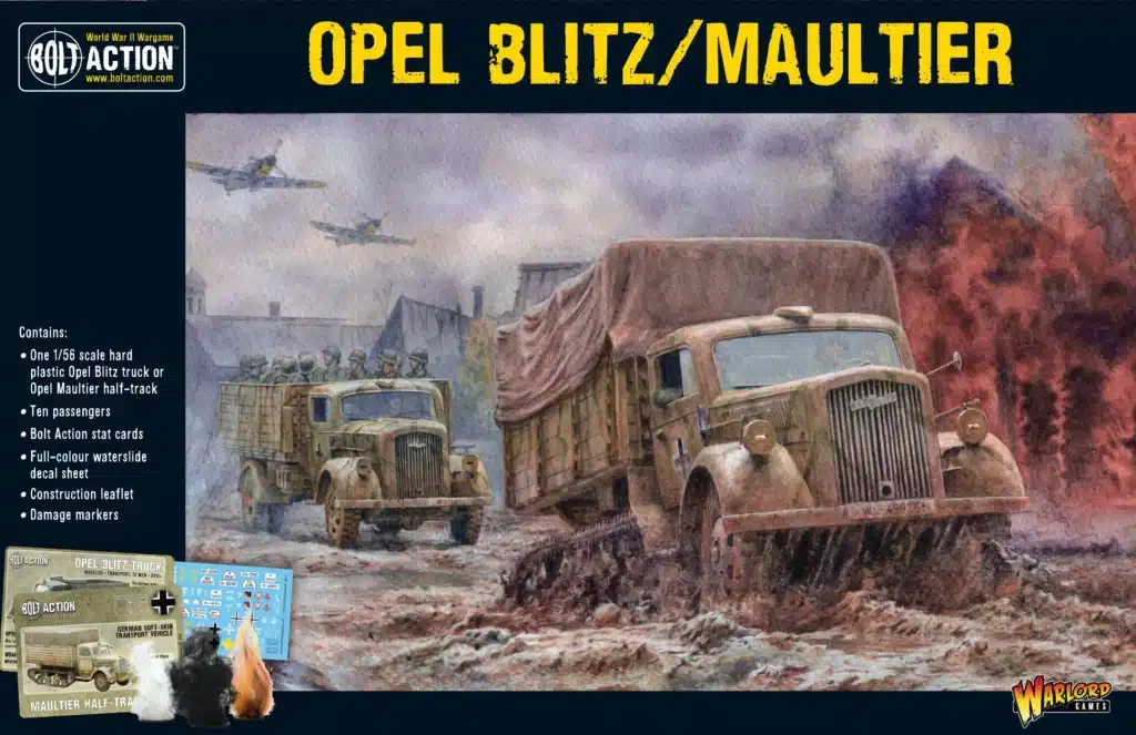 Bolt Action Opel Blitz et tous les autres starters vous permettent de revivre la bataille emblématique des Ardennes de la deuxieme guerre mondiale